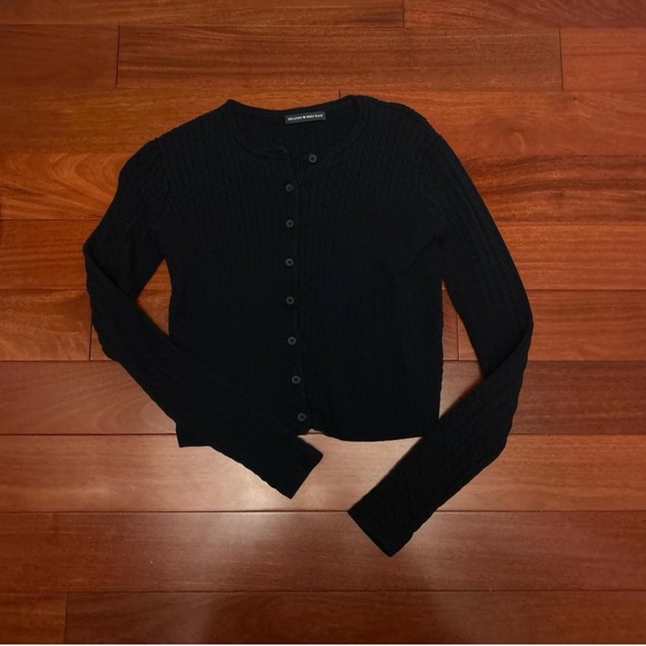 Brandy Melville Sweaters - Brandy Melville Navy  Knit Cardigan